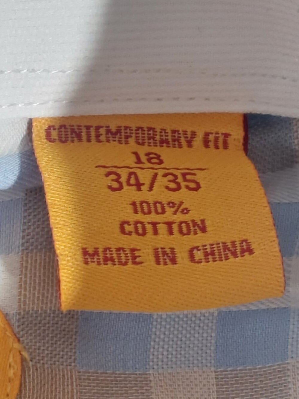 R. Lewis Contemporary fit LS button down shirt French cuff Size 18-34/35 - Picture 7 of 8